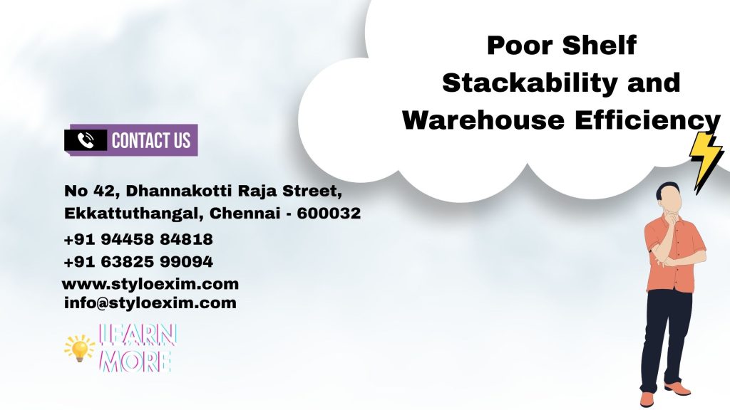 Matches Manufacturing Poor Shelf Stackability and Warehouse Efficiency